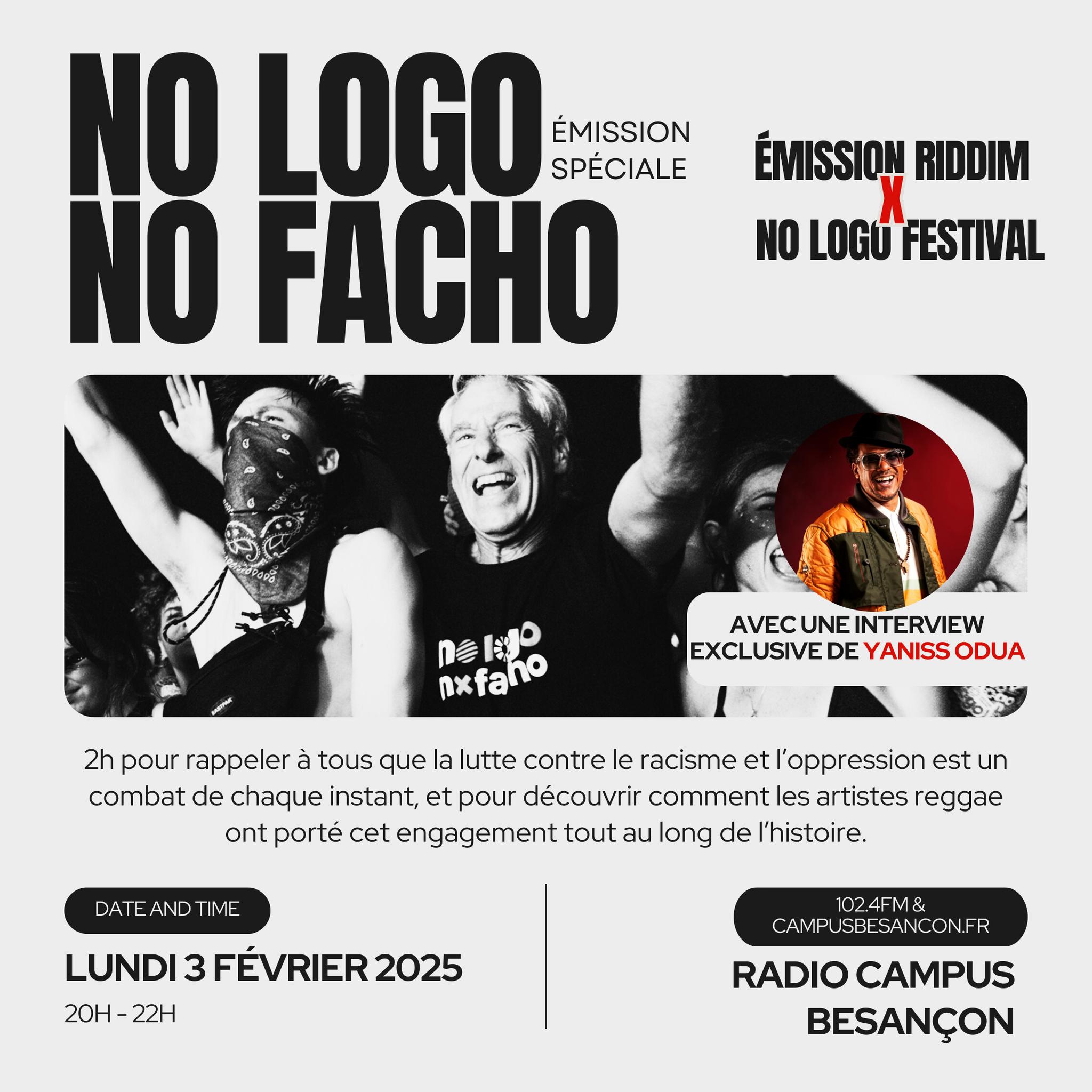 03-02-2025 / Emission RIDDIM | spéciale No Logo No Facho - Radio Campus ...