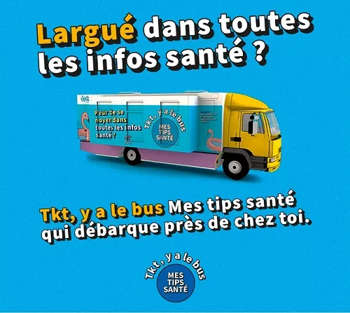 Le bus “mes tip’s santé” de la CPAM, bientôt sur le Campus de la Bouloie